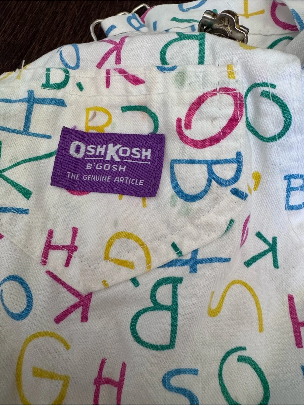 Vintage OshKosh ABC Overalls